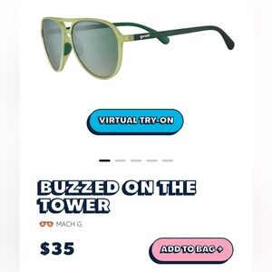 New in box Goodr sunglasses